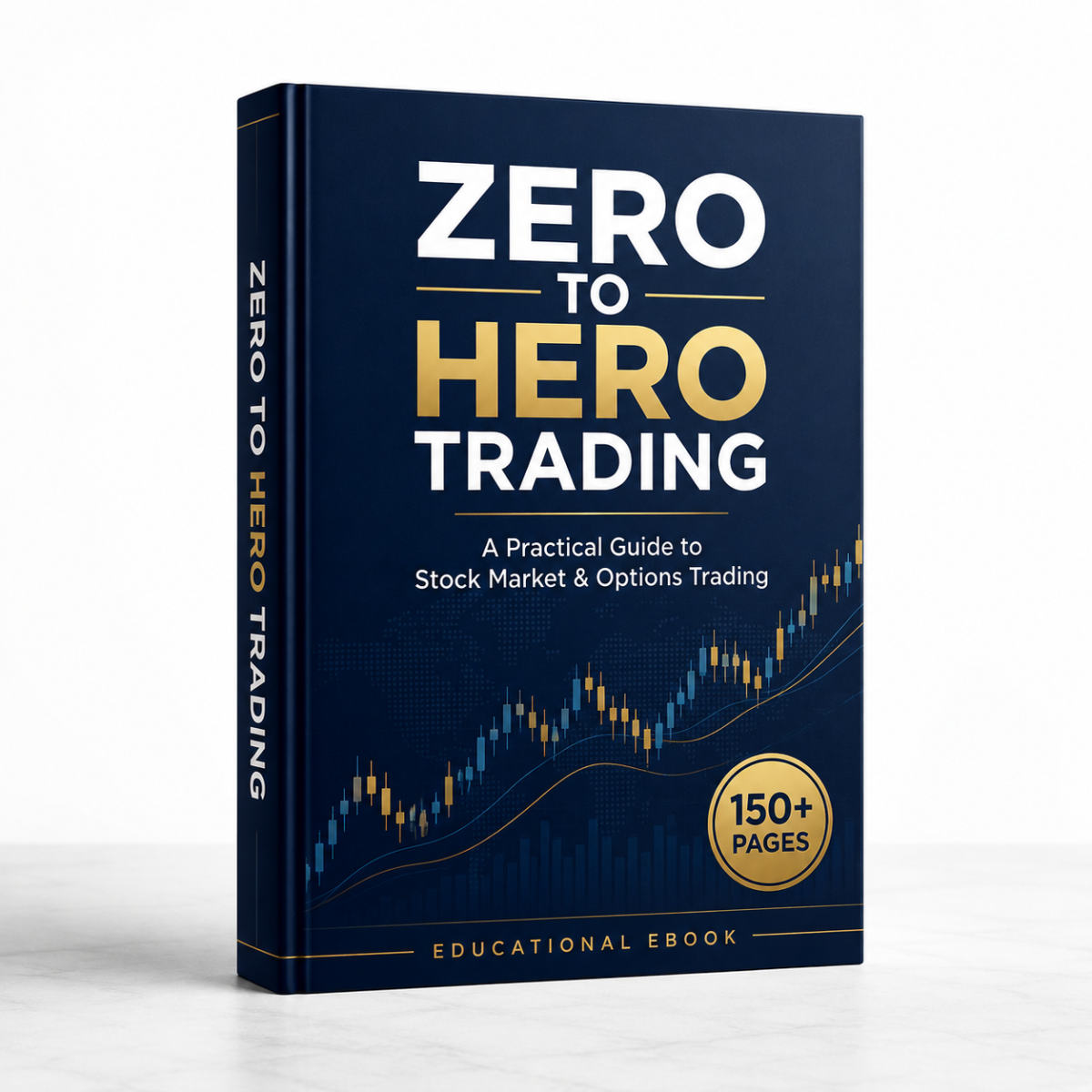 Zero to Hero Trading stock market and options trading educational eBook cover